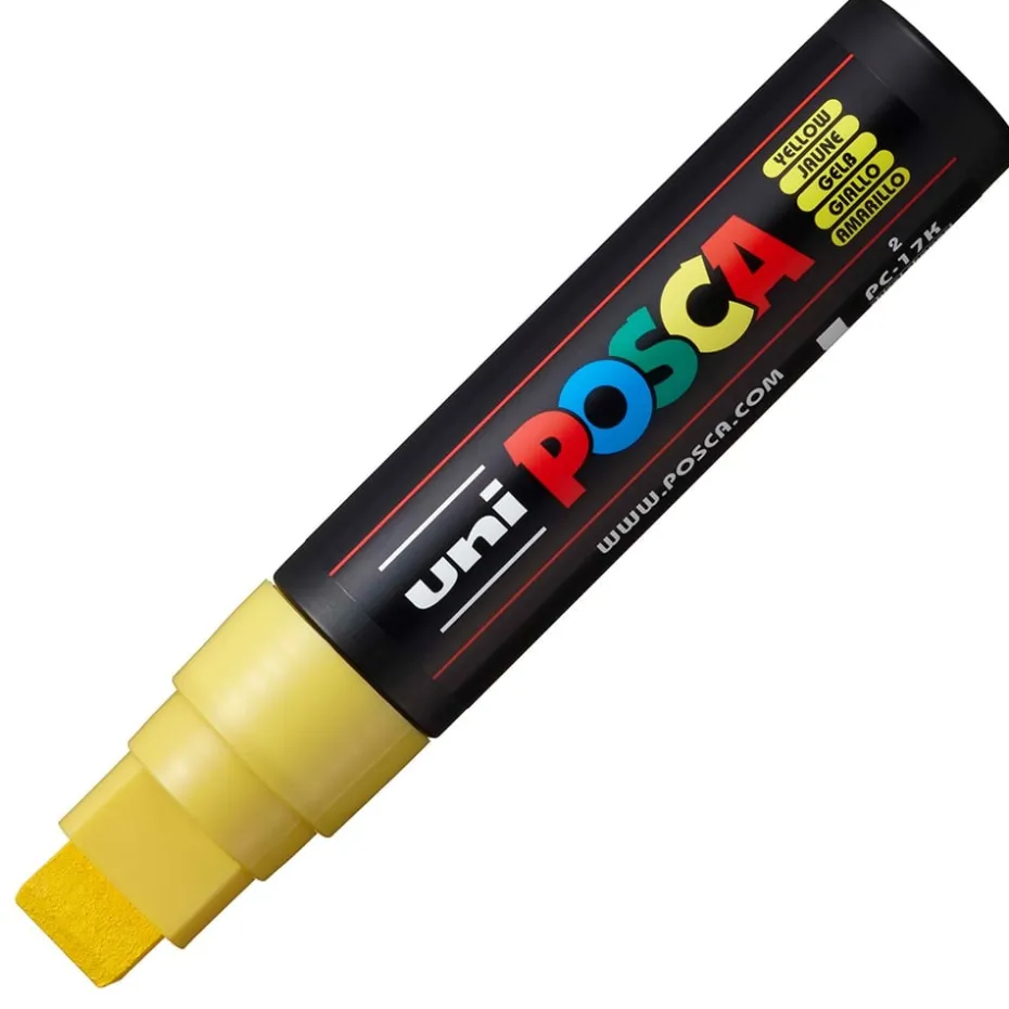 Uni POSCA PC-17K – Extra Broad 15mm – 2 Yellow