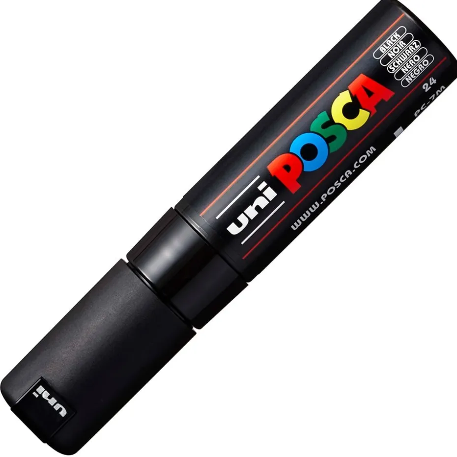 Uni POSCA PC-7M – Bullet 4,5-5,5mm – 24 Black