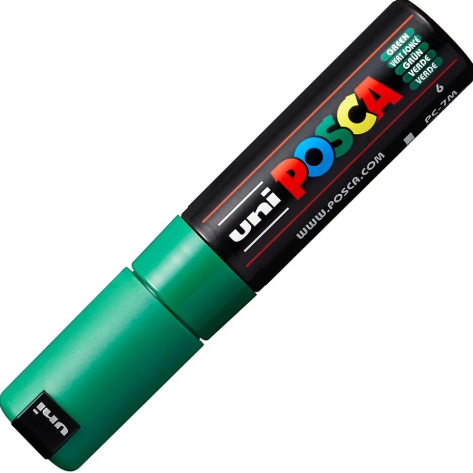 Uni POSCA PC-7M – Bullet 4,5-5,5mm – 6 Green