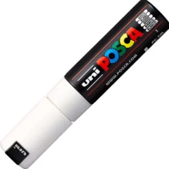 Uni POSCA PC-7M – Bullet 4,5-5,5mm – 1 White