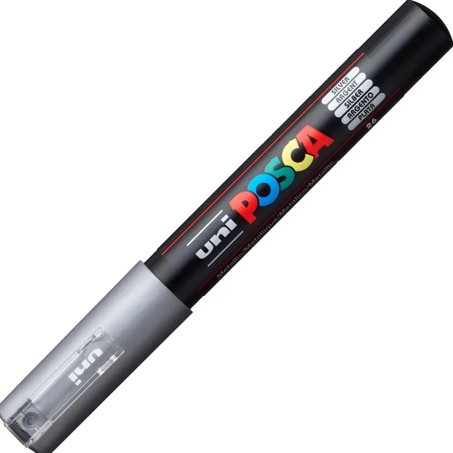 Uni POSCA PC-1M – Extra-Fine 0,7-1mm – 26 Silver