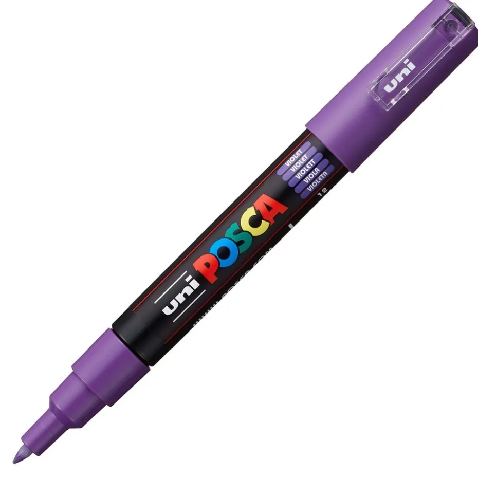 Uni POSCA PC-1M – Extra-Fine 0,7-1mm – 12 Violet