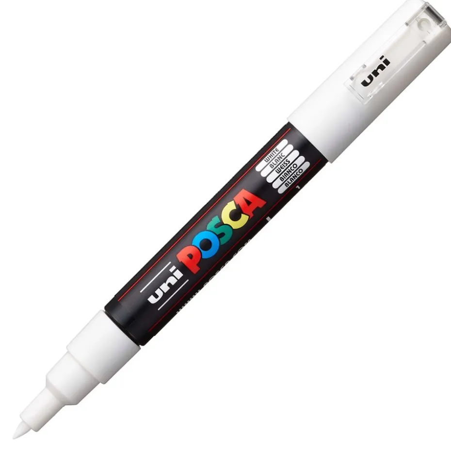 Uni POSCA PC-1M – Extra-Fine 0,7-1mm – 1 White