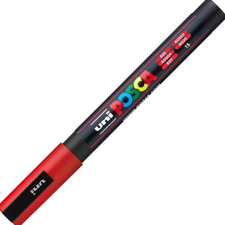 Uni POSCA PC-3M – Fine 0,9-1,3mm – 15 Red