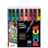 Uni POSCA PC-3M – Fine 0,9-1,3mm – Sett Sparkling 8stk
