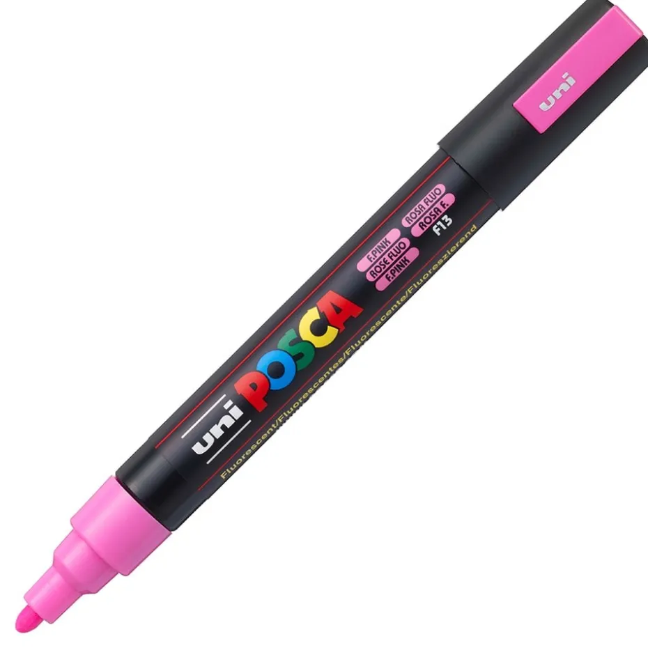 Uni POSCA PC-5M – Medium 1,8-2,5mm – F13 Fluorescent Pink