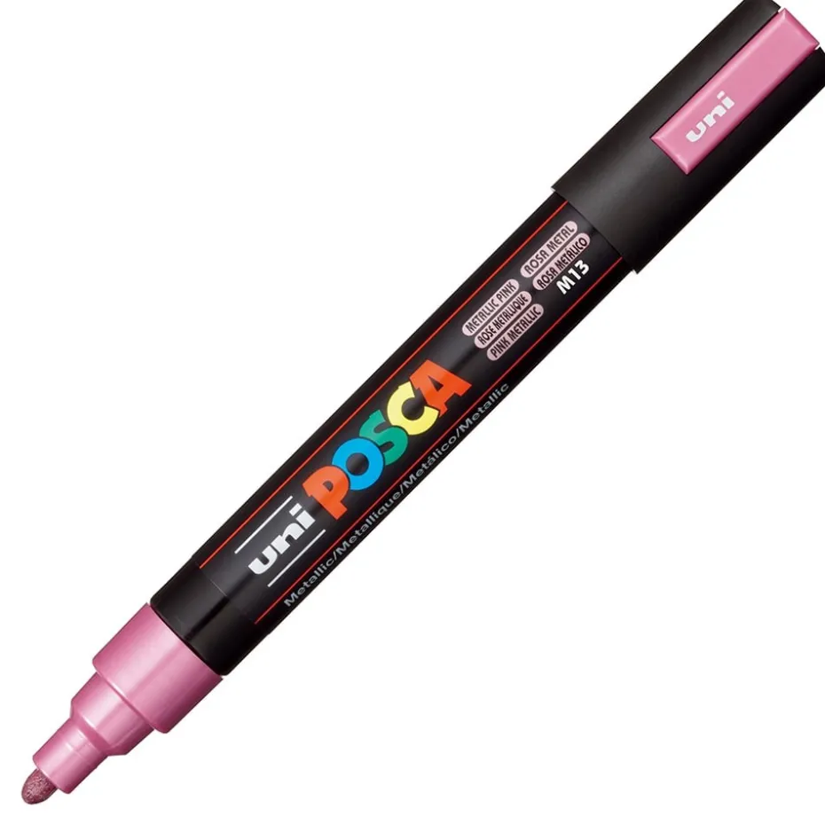Uni POSCA PC-5M – Medium 1,8-2,5mm – M13 Metallic Pink