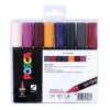 Uni POSCA PC-5M – Medium 1,8-2,5mm – Sett Deep Colours 8stk