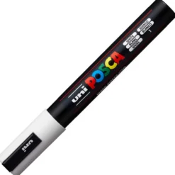 Uni POSCA PC-5M – Medium 1,8-2,5mm – 1 White