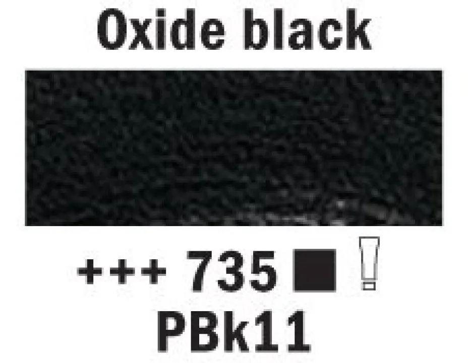 Van Gogh Akryl 150ml – 735 Oxide black