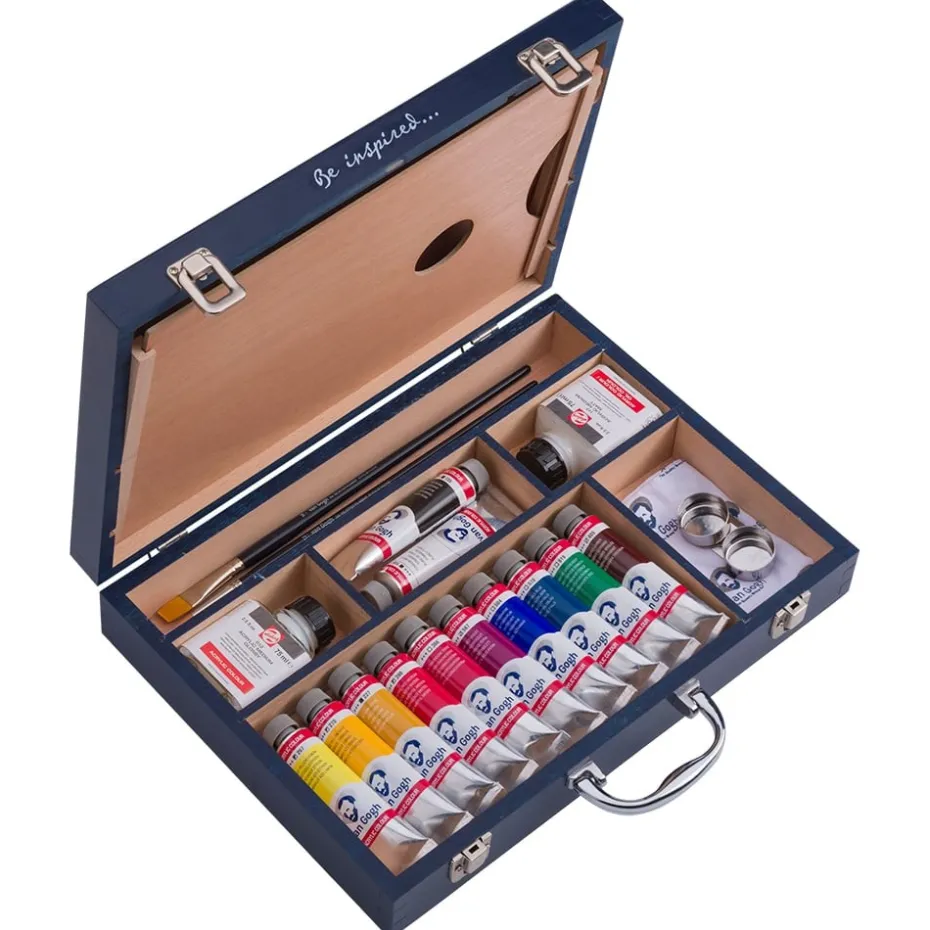 Van Gogh Akryl Starter Box XL – 12x40ml + utstyr