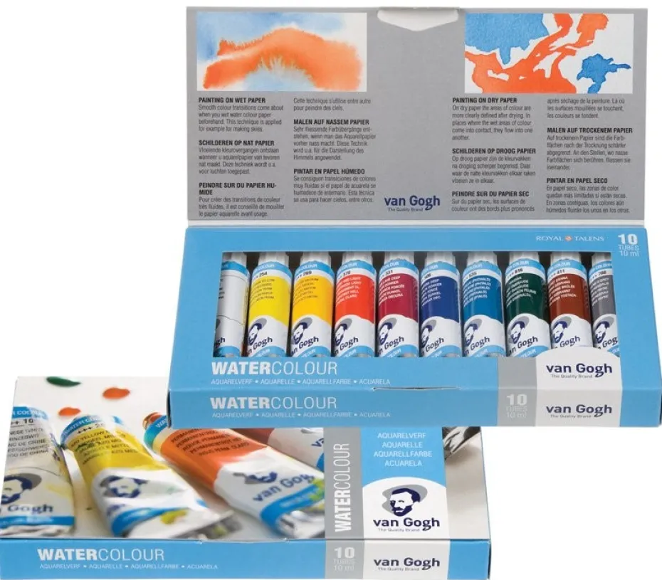 Van Gogh Akvarell – Basic Sett – 10 tuber 10ml