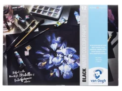 Van Gogh Akvarellblokk Black A4 360g – 12 ark