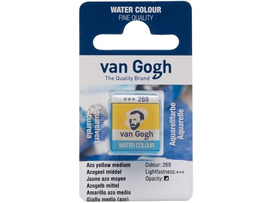 Van Gogh Akvarell Halfpan – 269 Azo yellow medium