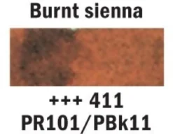 Van Gogh Akvarell Halfpan – 411 Burnt sienna