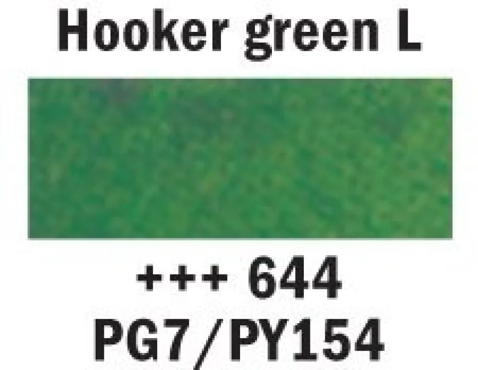 Van Gogh Akvarell Halfpan – 644 Hooker green lt.