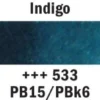 Van Gogh Akvarell Halfpan – 533 Indigo