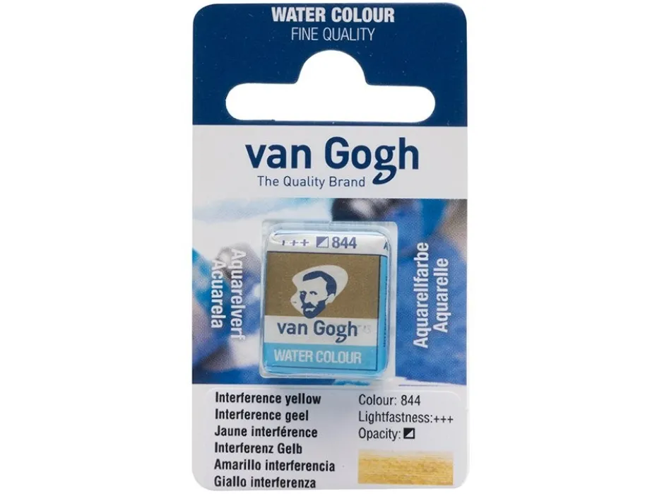 Van Gogh Akvarell Halfpan – 844 Interference yellow