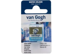Van Gogh Akvarell Halfpan – 620 Olive green