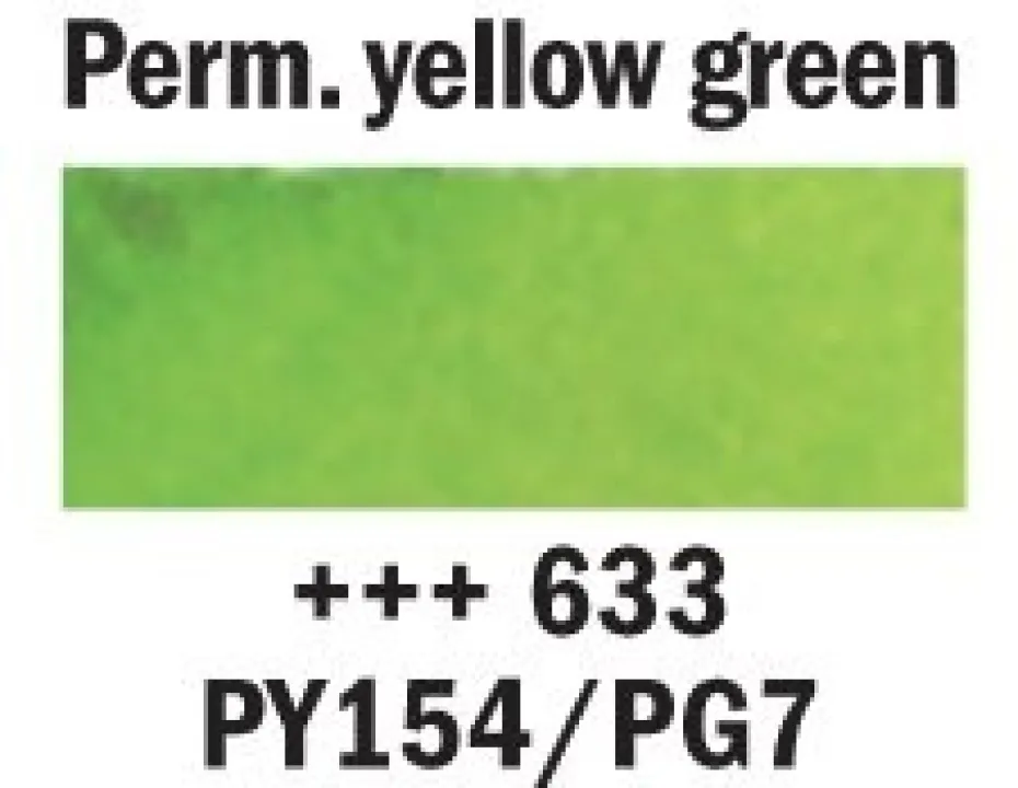 Van Gogh Akvarell Halfpan – 633 Perm. yellow green