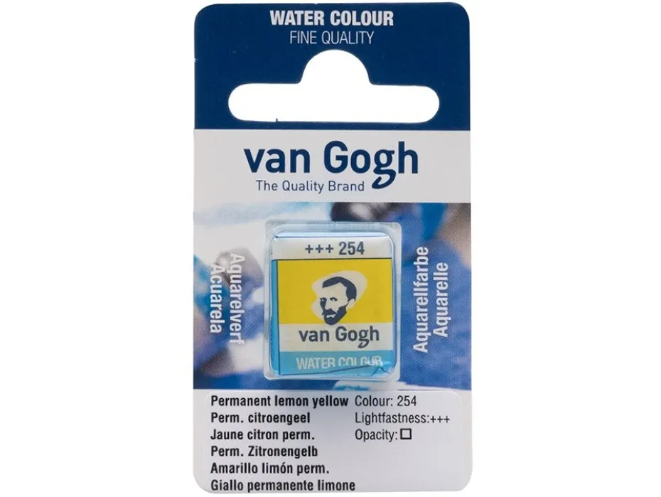 Van Gogh Akvarell Halfpan – 254 Perm. lemon yellow