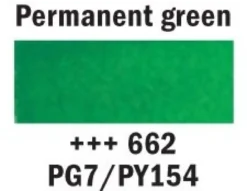 Van Gogh Akvarell Halfpan – 662 Perm. green