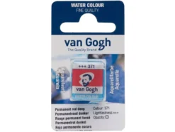 Van Gogh Akvarell Halfpan – 371 Permanent red deep