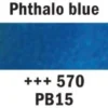 Van Gogh Akvarell Halfpan – 570 Phthalo blue
