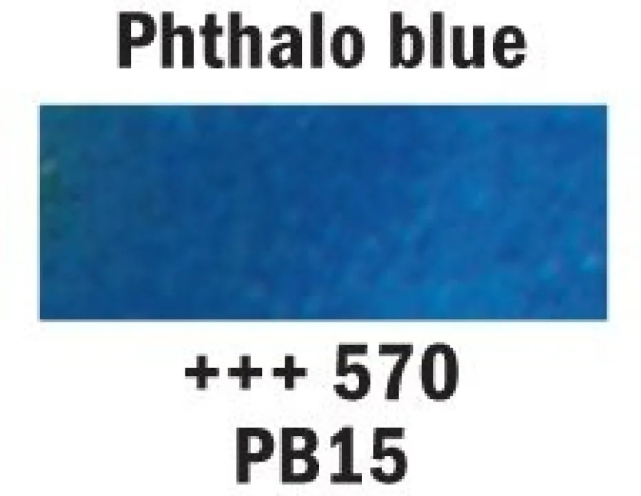 Van Gogh Akvarell Halfpan – 570 Phthalo blue