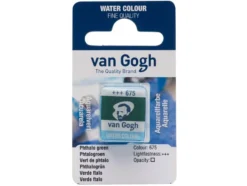 Van Gogh Akvarell Halfpan – 675 Phthalo green