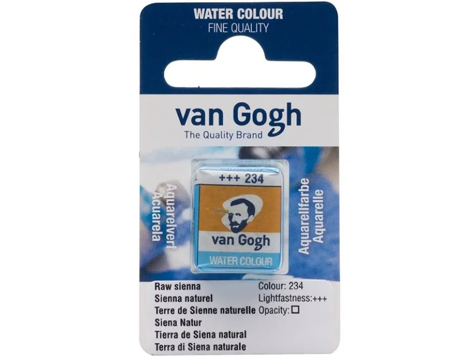 Van Gogh Akvarell Halfpan – 234 Raw sienna