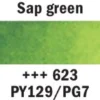 Van Gogh Akvarell Halfpan – 623 Sap green
