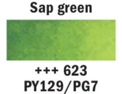 Van Gogh Akvarell Halfpan – 623 Sap green