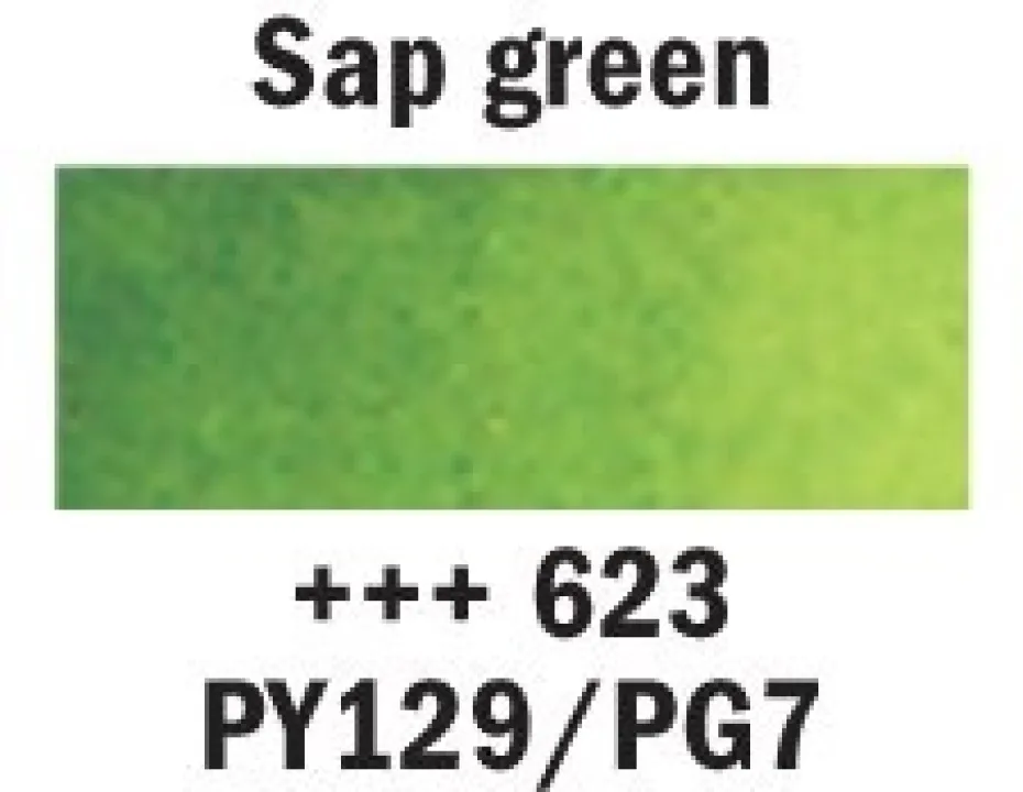 Van Gogh Akvarell Halfpan – 623 Sap green
