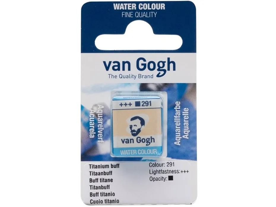 Van Gogh Akvarell Halfpan – 291 Titanium buff
