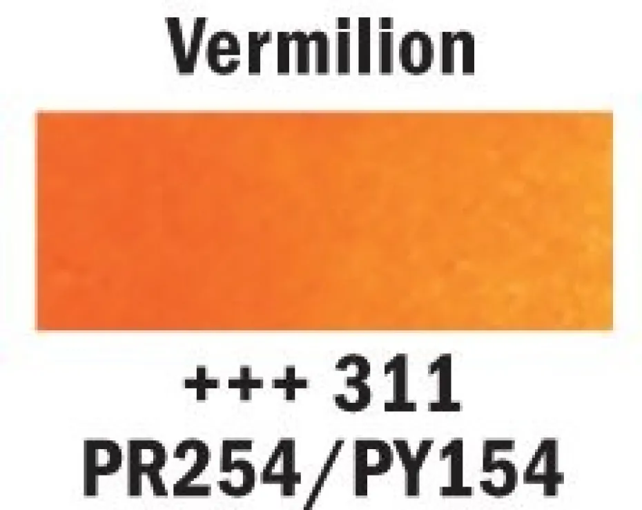 Van Gogh Akvarell Halfpan – 311 Vermillon