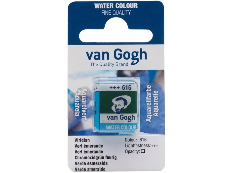 Van Gogh Akvarell Halfpan – 616 Viridian