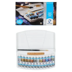 Van Gogh akvarell – Metallic/interference sett – 12 tuber