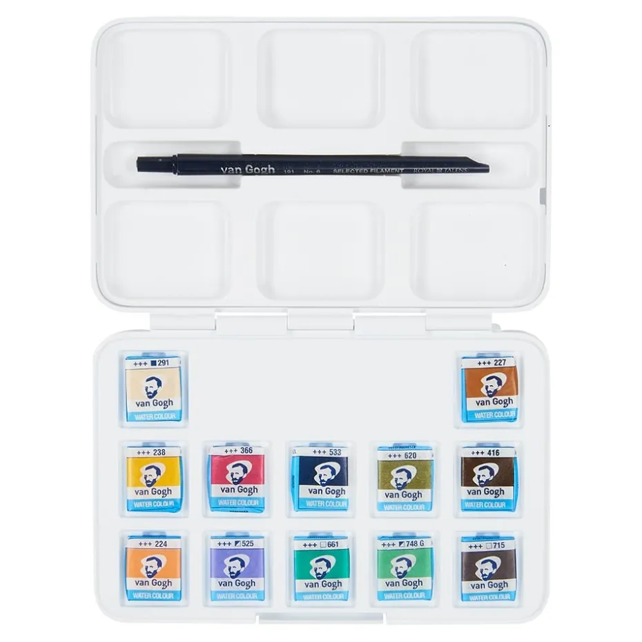 Van Gogh Akvarell Pocketbox Sett – Muted colours