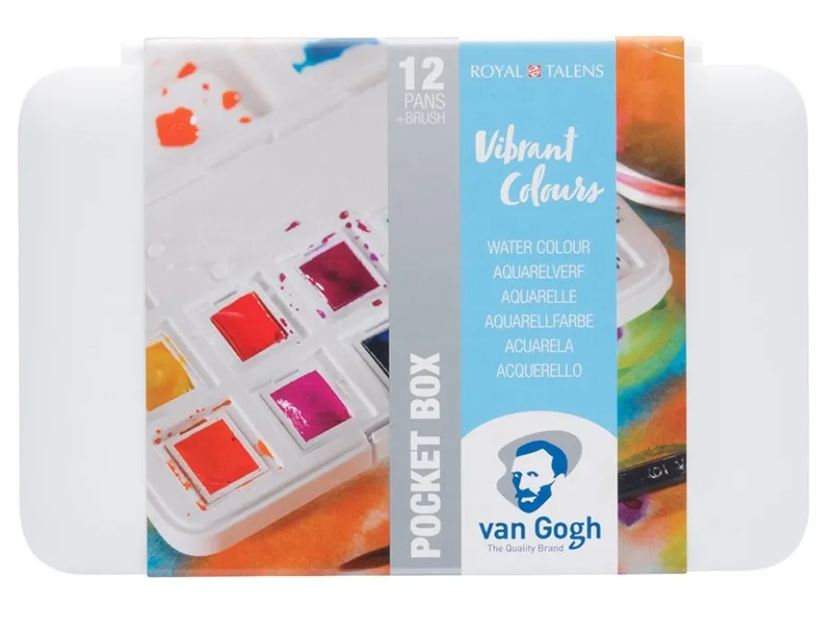 Van Gogh Akvarell Pocketbox Sett – Vibrant colours
