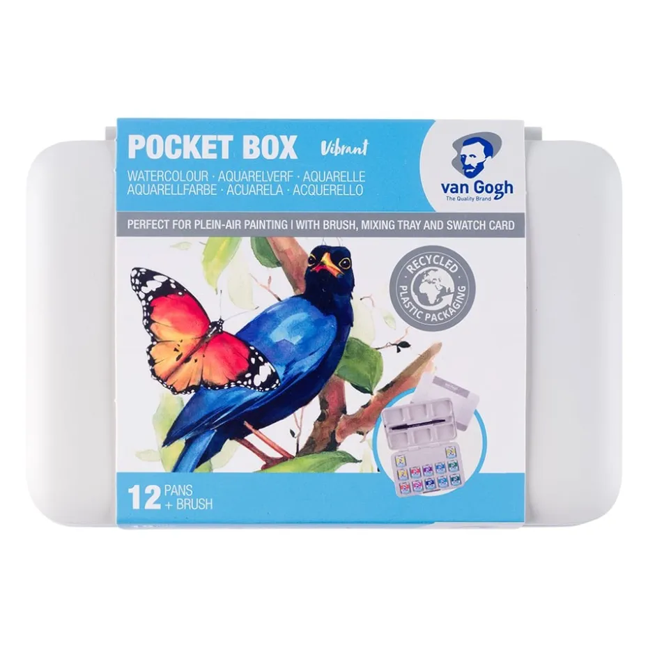 Van Gogh Akvarell Pocketbox Sett – Vibrant colours