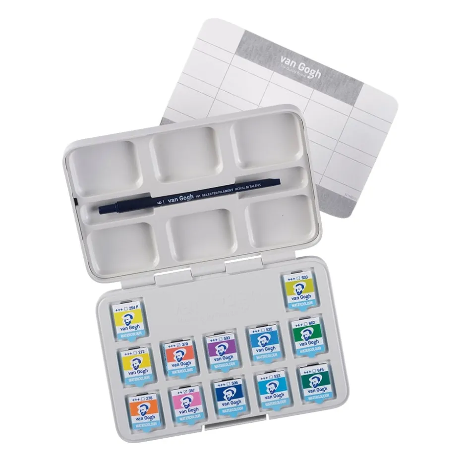 Van Gogh Akvarell Pocketbox Sett – Vibrant colours