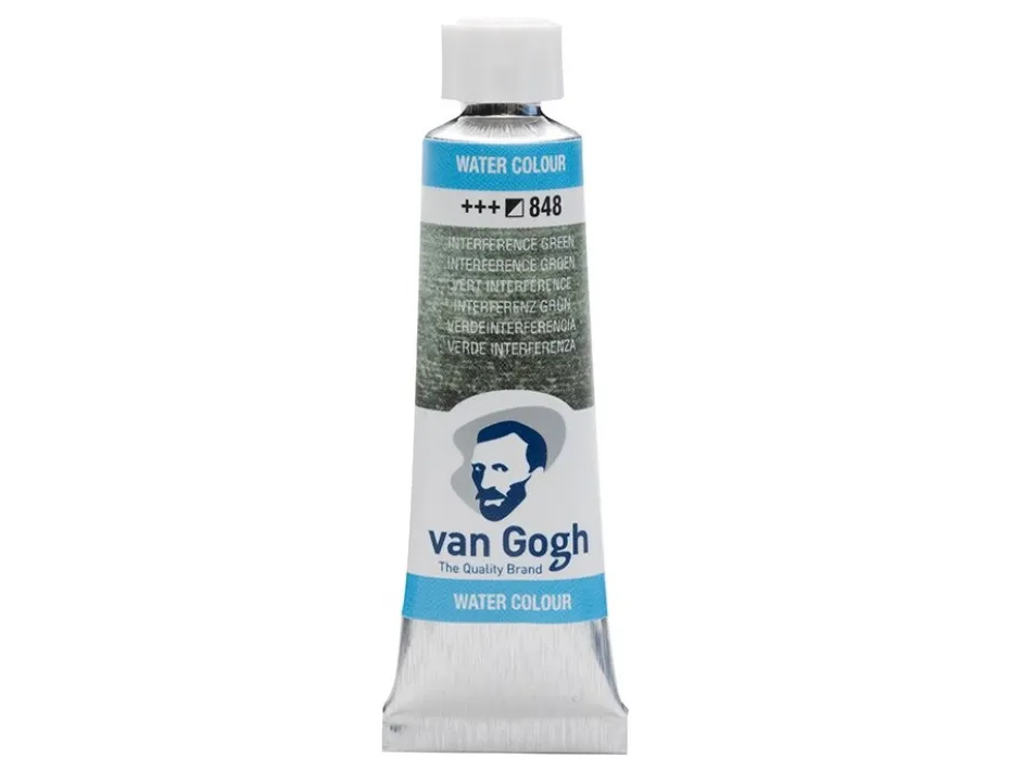 Van Gogh Akvarelltube 10ml – 848 Interference green