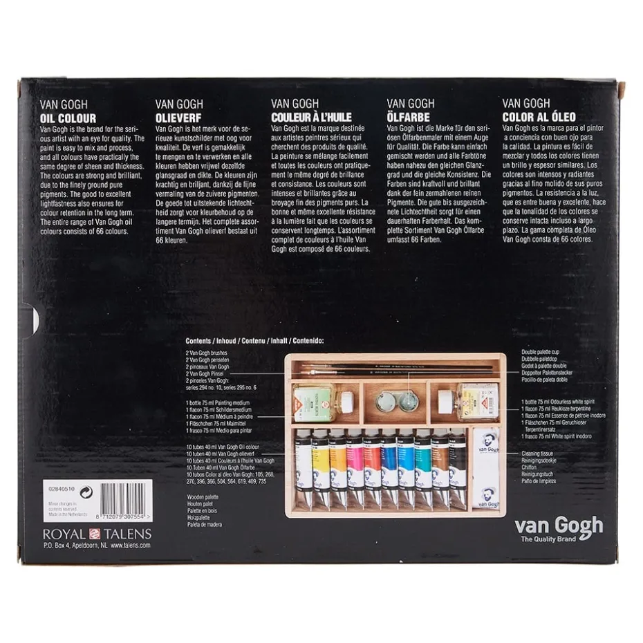 Van Gogh Olje – Basic Box – Malerkasse