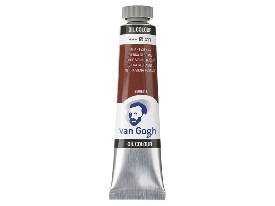 Van Gogh Olje 20ml – 411 Burnt sienna