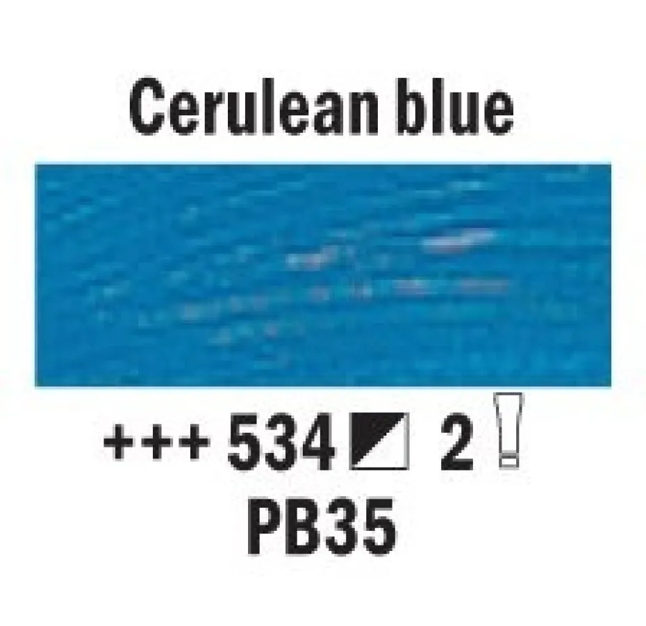 Van Gogh Olje 200ml – 534 Cerulean blue