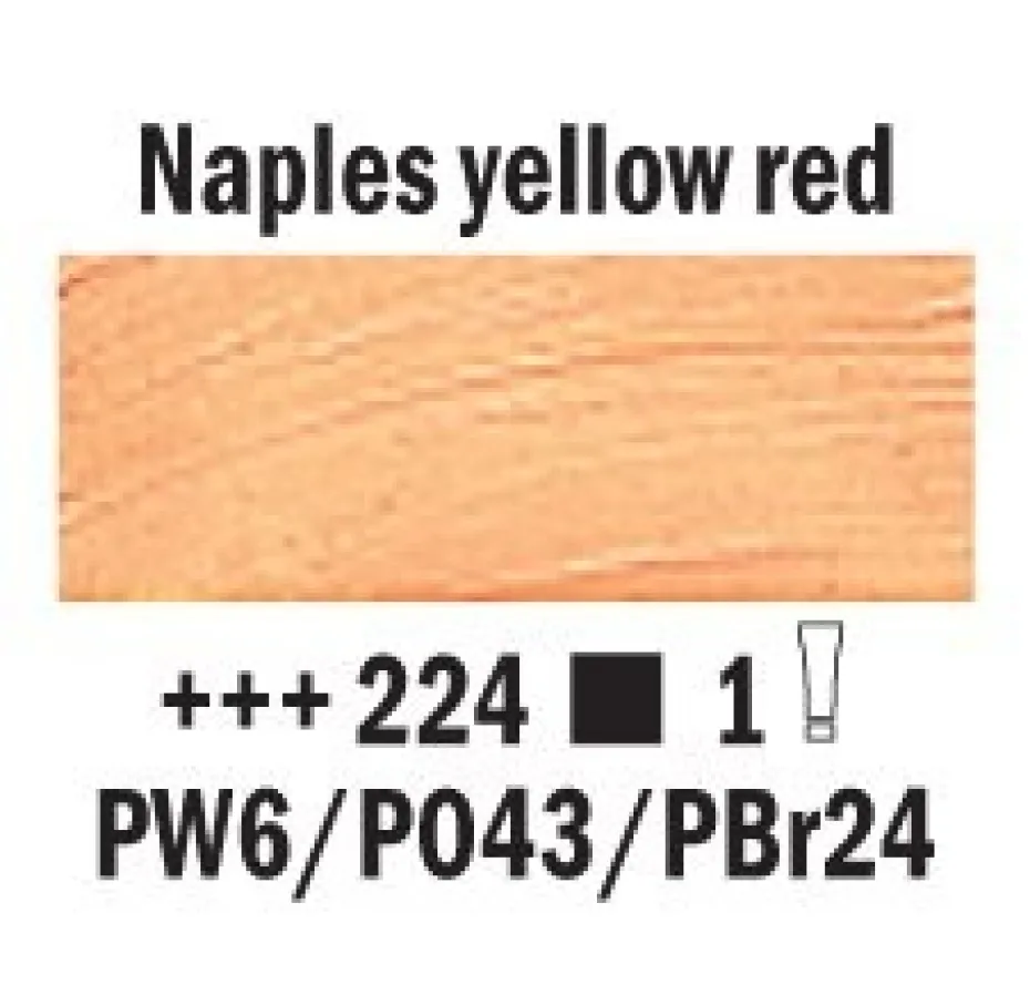 Van Gogh Olje 200ml – 224 Naples yellow red