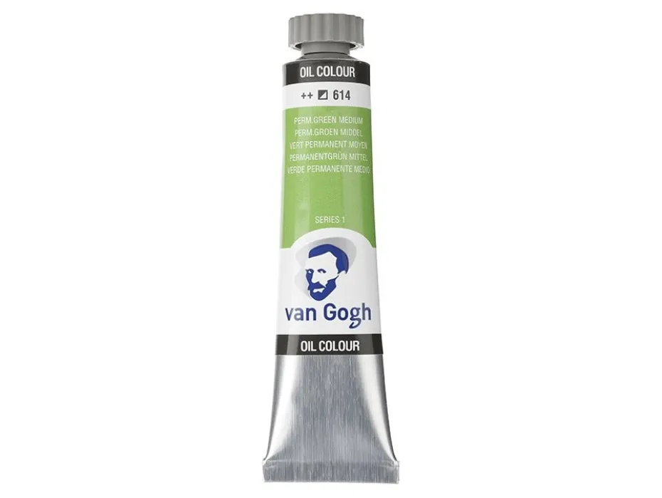 Van Gogh Olje 20ml – 614 Permanent green medium