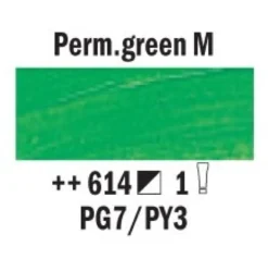 Van Gogh Olje 200ml – 614 Permanent green medium
