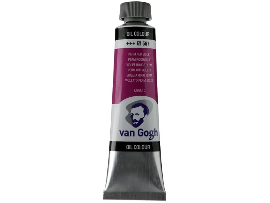 Van Gogh Olje 40ml – 567 Permanent red violet